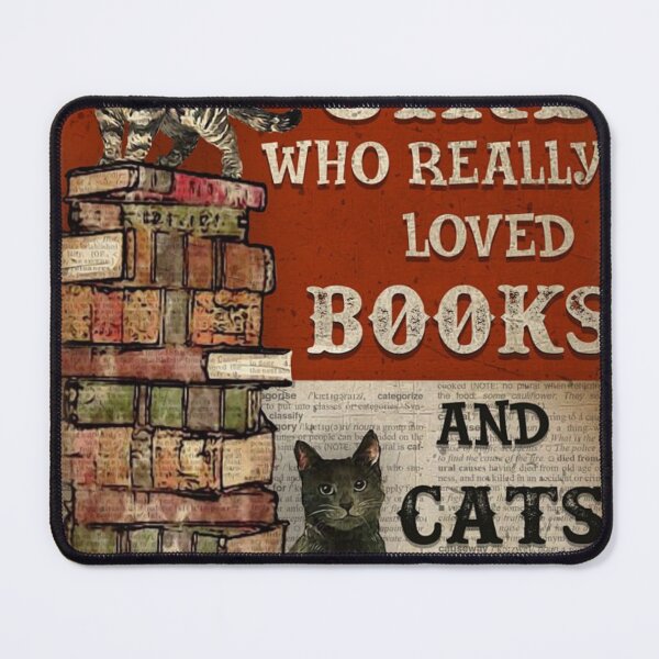 Item preview, One upon a time there was a girl who really loved books and cats designed and sold by NanLeArt.
