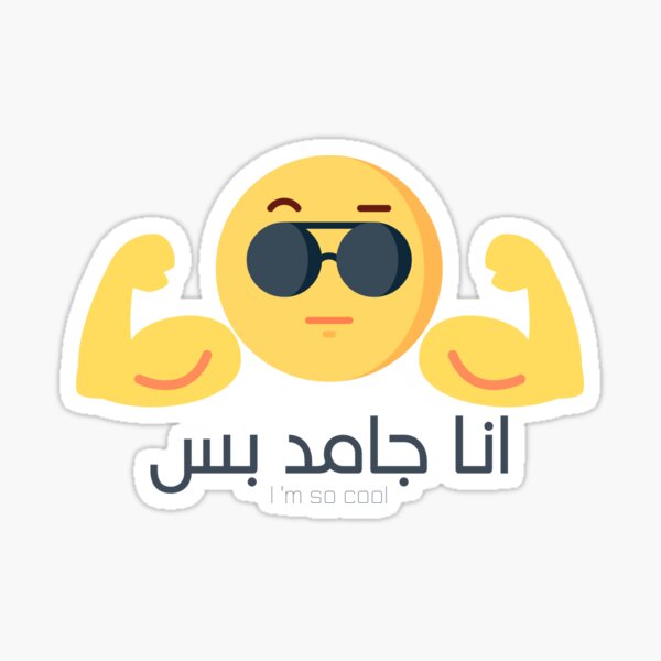 JE SUIS TROP COOL Sticker