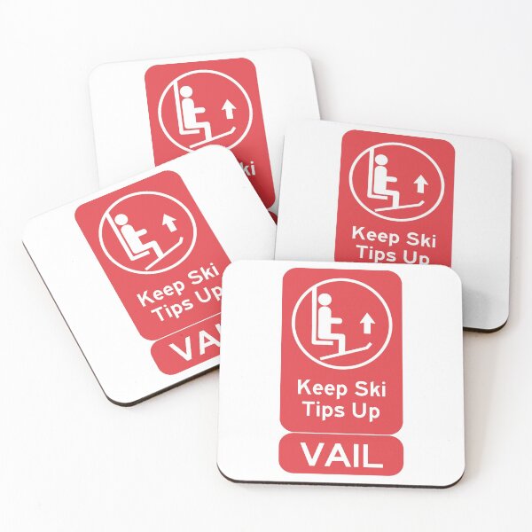Item preview, Ski Tips Up! It's time to ski! Vail Colorado! designed and sold by NewNomads.