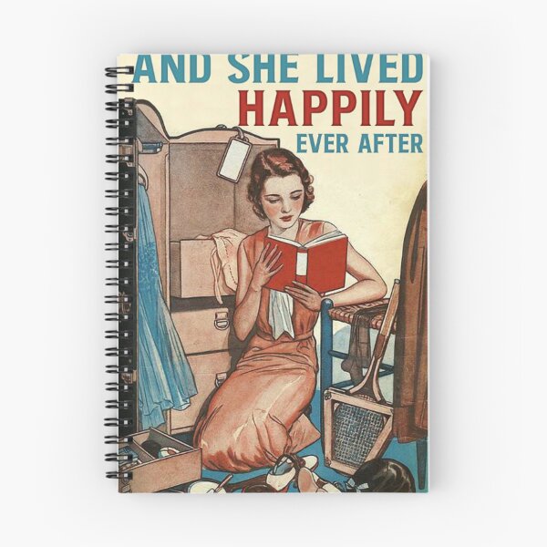Item preview, And she lived happily ever after librarian girl designed and sold by NanLeArt.