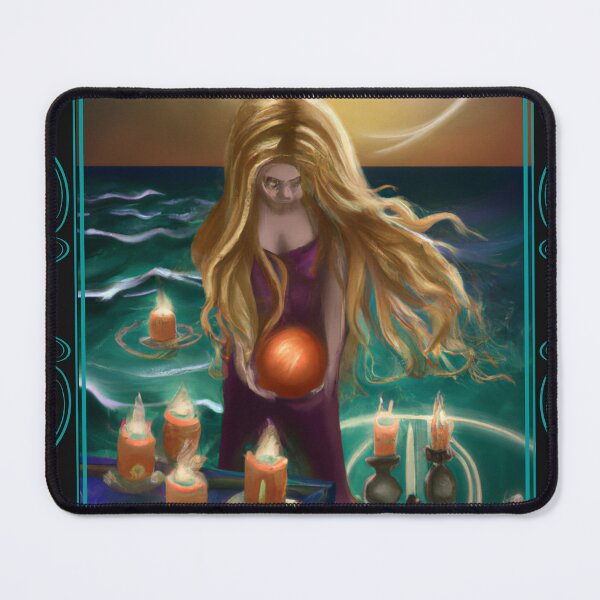 Item preview, WITCH GAZING INTO THE CRYSTAL BALL designed and sold by DanaMire.