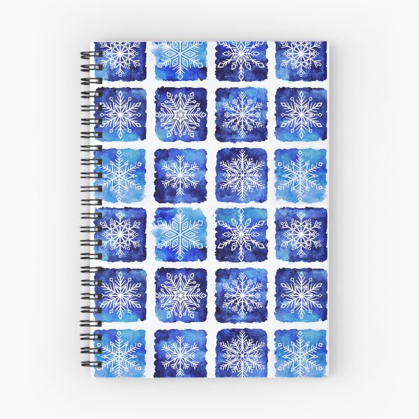 Artikelvorschau, Winterschneeflocken - Aquarellmuster entworfen und verkauft von PP-Patterns.