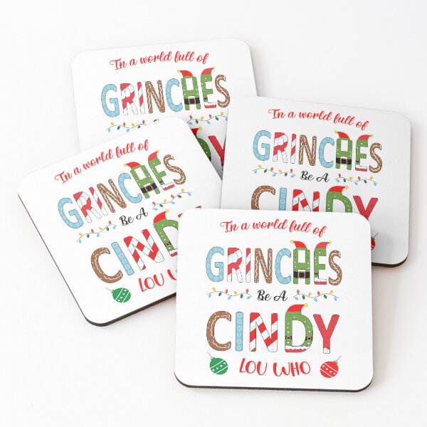 Item preview,  Funny Christmas, In A World Full Of Grinches Be A Cindy Lou Who designed and sold by Hottshirtdesign.