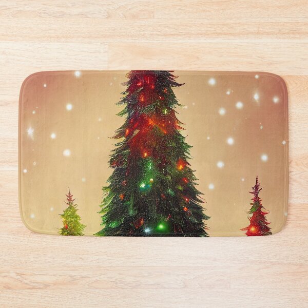 Item preview, Christmas trees in a magical forest designed and sold by Stepan Melnikov | Midpatterns.