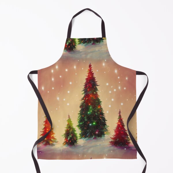 Item preview, Christmas trees in a magical forest designed and sold by Stepan Melnikov | Midpatterns.