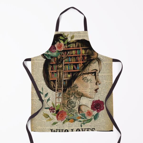 Item preview, Just a girl who loves books and tattoos designed and sold by NanLeArt.