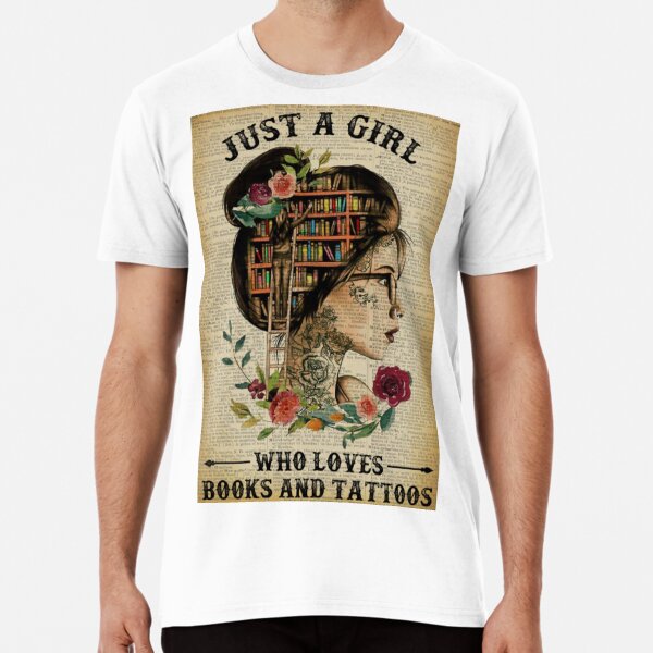 Just A Girl Who Loves Ink Tattoo Artist Gift Graphic T-Shirt