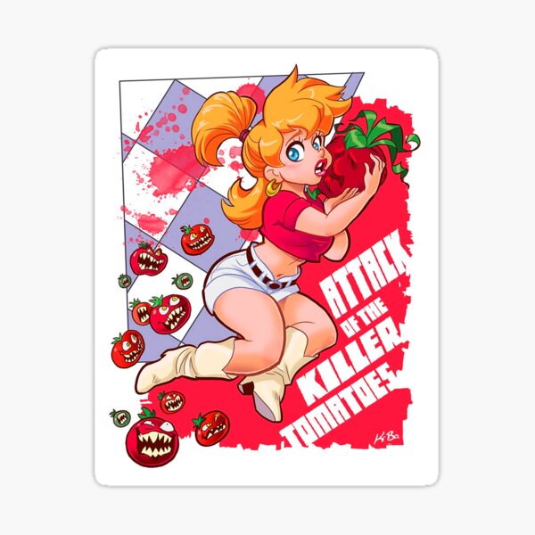 Attack Of The Killer Tomatoes Stickers for Sale | Redbubble