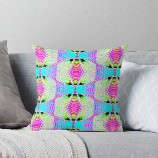 Item preview, Pink Blue Yellow Cross Web Turquoise designed and sold by Dianne Mead.