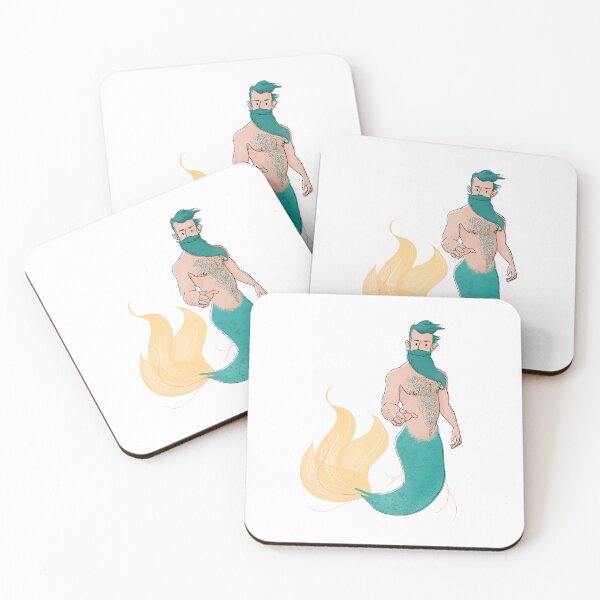 Item preview, Colorful and Fun Gay Mermen Artwork for Your Space designed and sold by ItalianCub.