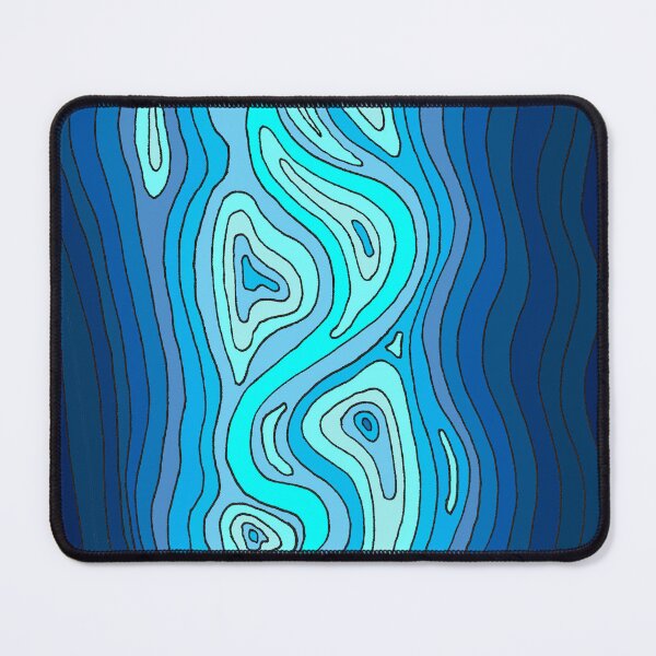 Item preview, River flow - blue designed and sold by davidfraser.