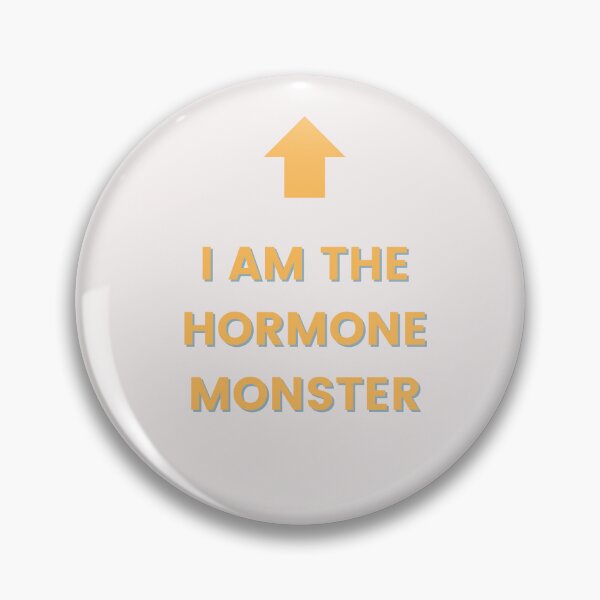 Item preview, I AM THE HORMONE MONSTER (yellow) designed and sold by ConjuredMoth.