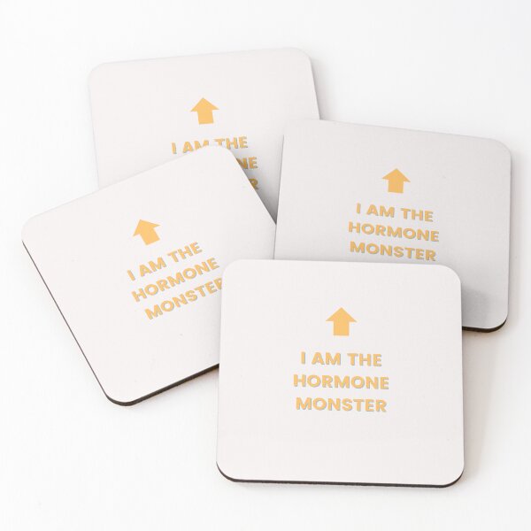 Item preview, I AM THE HORMONE MONSTER (yellow) designed and sold by ConjuredMoth.