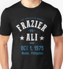 Ali vs Frazier Boxen T-Shirt Slim Fit T-Shirt