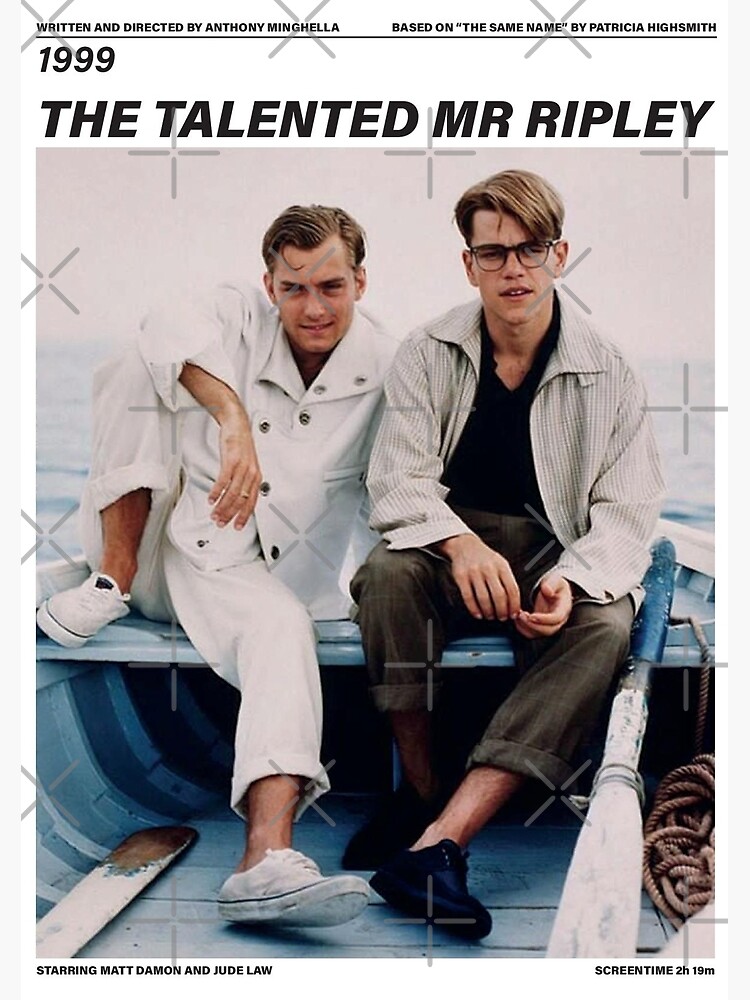 "THE TALENTED MR RIPLEY // Movie Poster" Poster For Sale By 33ll ...