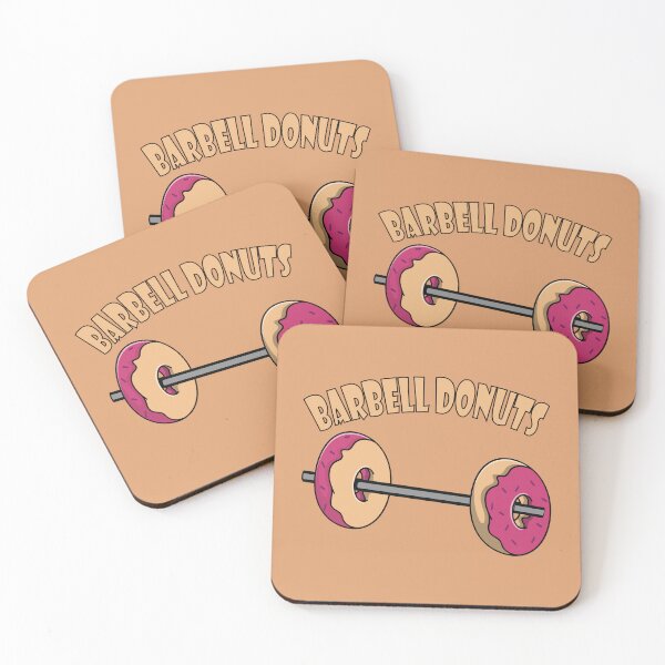 Item preview, Funny workout barbell donuts designed and sold by Donutlovers.