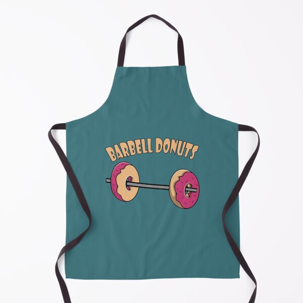 Item preview, Funny workout barbell donuts designed and sold by Donutlovers.