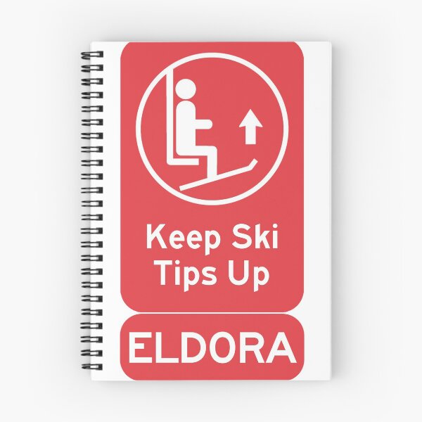 Item preview, Ski Tips Up! It's time to ski! Eldora Colorado!   designed and sold by NewNomads.