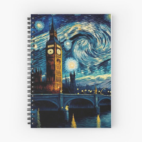 Item preview, The Starry Night in London, Van Gogh inspired designed and sold by justinasv775.