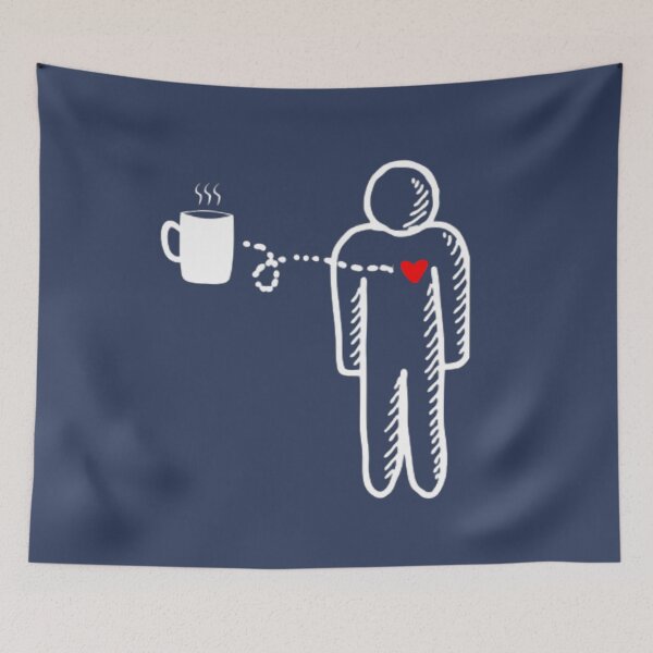 Item preview, Coffee Is The Only Warm Hug Needed Quote designed and sold by LMoonDesigns.