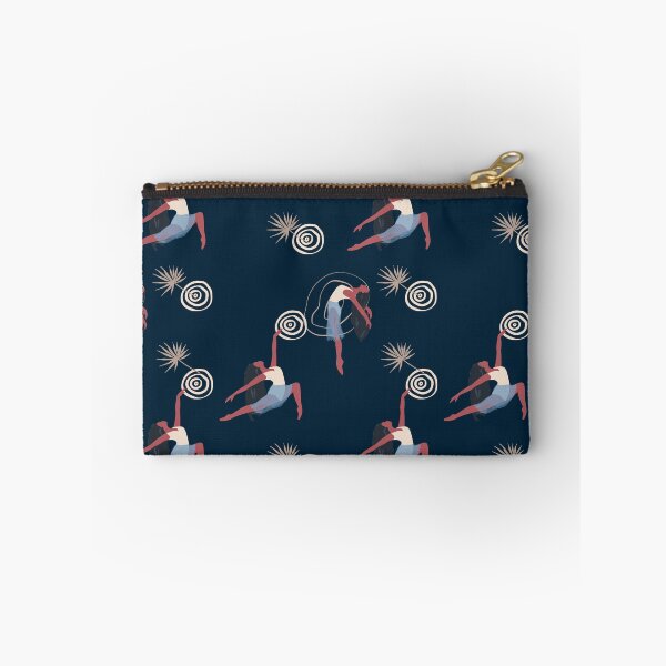 Item preview, Navy blue ballet dancer pattern designed and sold by reka88.