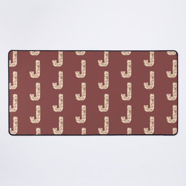 Item preview, Gingerbread Pattern Monogram Letter J designed and sold by Coffee Lifestyle.