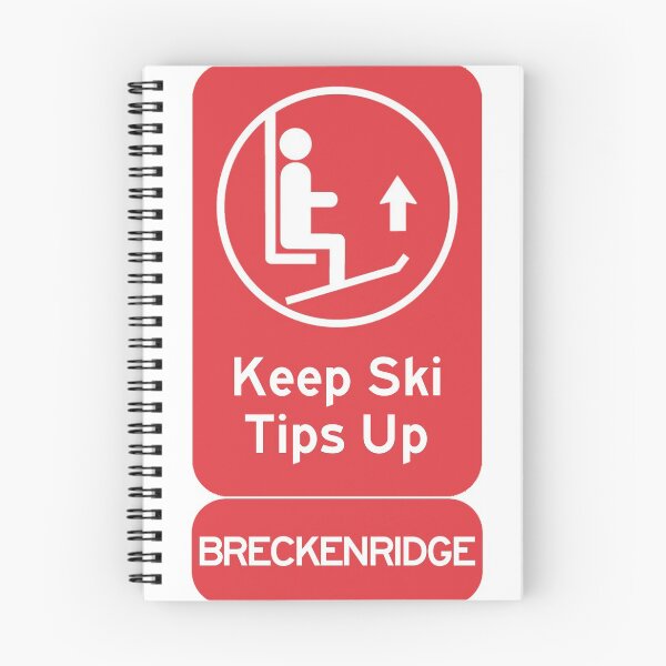 Item preview, Ski Tips Up! It's time to ski! Breckenridge Colorado! designed and sold by NewNomads.