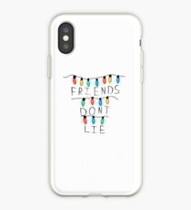 Freunde lügen nicht - Fremde Dinge iPhone-Hülle & Cover