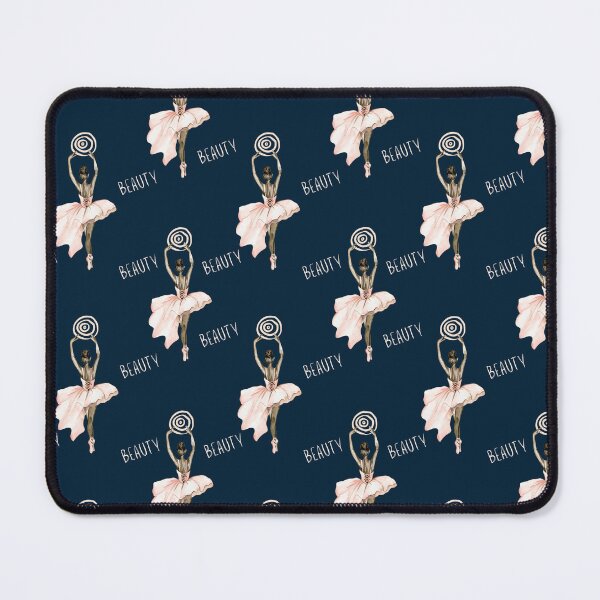 Item preview, Navy blue ballet dancer pattern designed and sold by reka88.