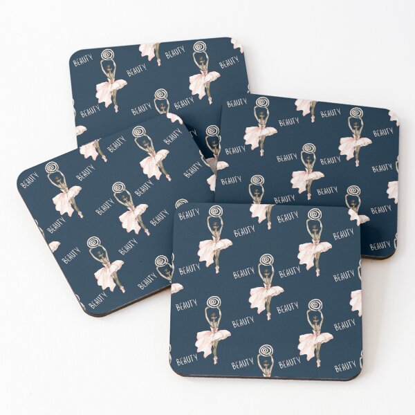 Item preview, Navy blue ballet dancer pattern designed and sold by reka88.