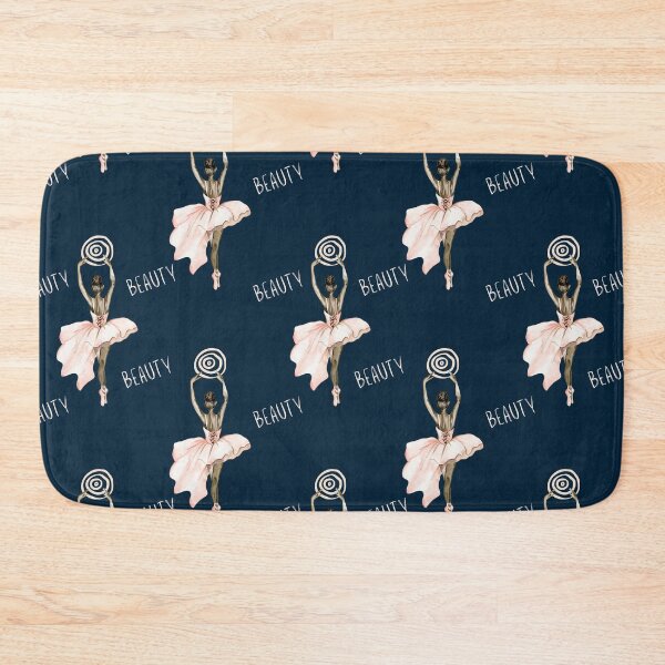 Item preview, Navy blue ballet dancer pattern designed and sold by reka88.
