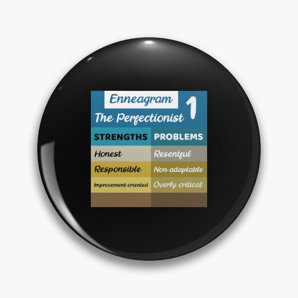 Item preview, Enneagram Type 1 - One designed and sold by cuteartdesign.