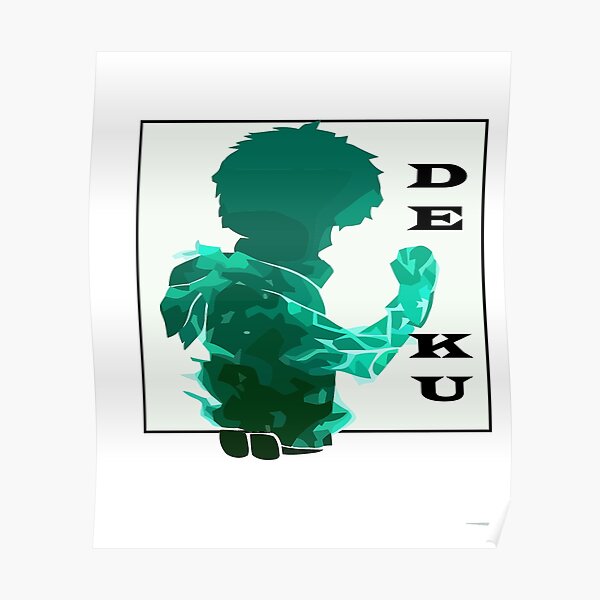 Deku Poster For Sale By Hamza Chope Redbubble 8602