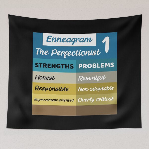 Item preview, Enneagram Type 1 - One designed and sold by cuteartdesign.