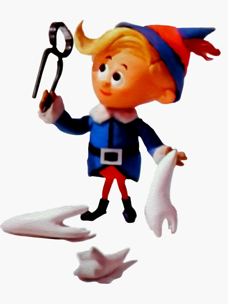 "Vintage Christmas Special Dentist Elf" Sticker for Sale by jessee6osval Redbubble