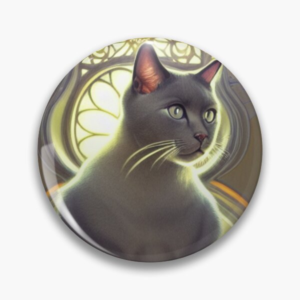 Item preview, Russian Blues The Archangel Cats designed and sold by ZenEverAI.