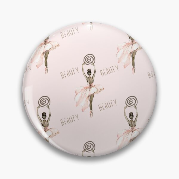 Item preview, Beauty pink ballet dancer pattern designed and sold by reka88.