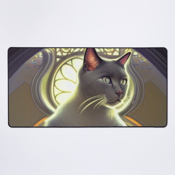 Item preview, Russian Blues The Archangel Cats designed and sold by ZenEverAI.