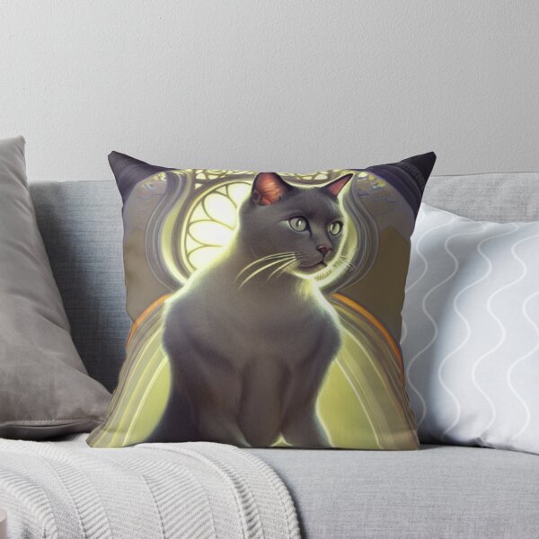 Item preview, Russian Blues The Archangel Cats designed and sold by ZenEverAI.