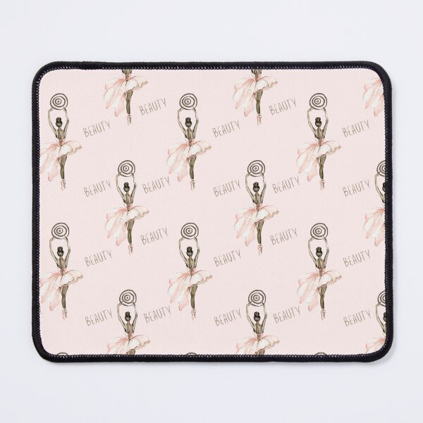 Item preview, Beauty pink ballet dancer pattern designed and sold by reka88.