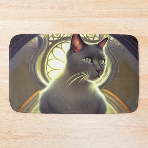 Item preview, Russian Blues The Archangel Cats designed and sold by ZenEverAI.