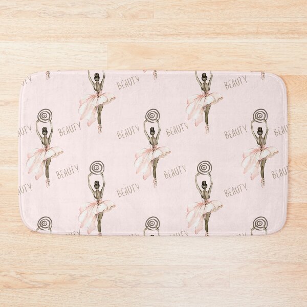 Item preview, Beauty pink ballet dancer pattern designed and sold by reka88.