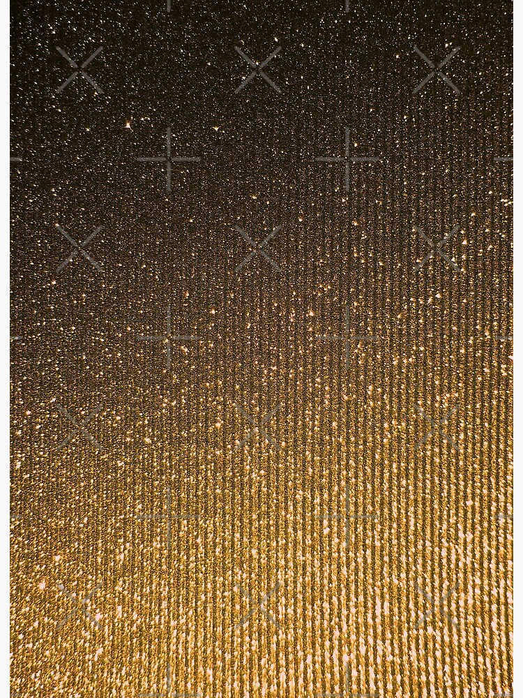 Golden Hue Glitter Sparkles Texture Photography | Art Board Print