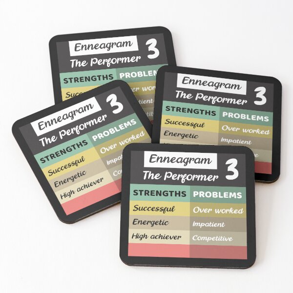 Item preview, Enneagram Type 3 - Three designed and sold by cuteartdesign.
