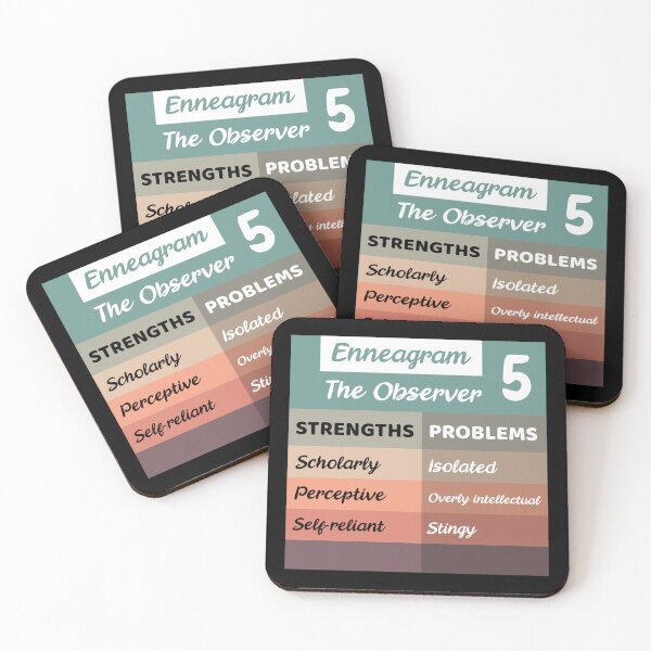 Item preview, Enneagram Type 5 - Five designed and sold by cuteartdesign.