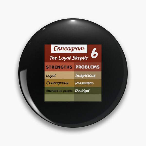 Item preview, Enneagram Type 6 - Six designed and sold by cuteartdesign.