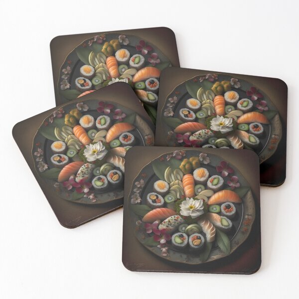 Item preview, Sushi Platter Still Life designed and sold by kansaikate.
