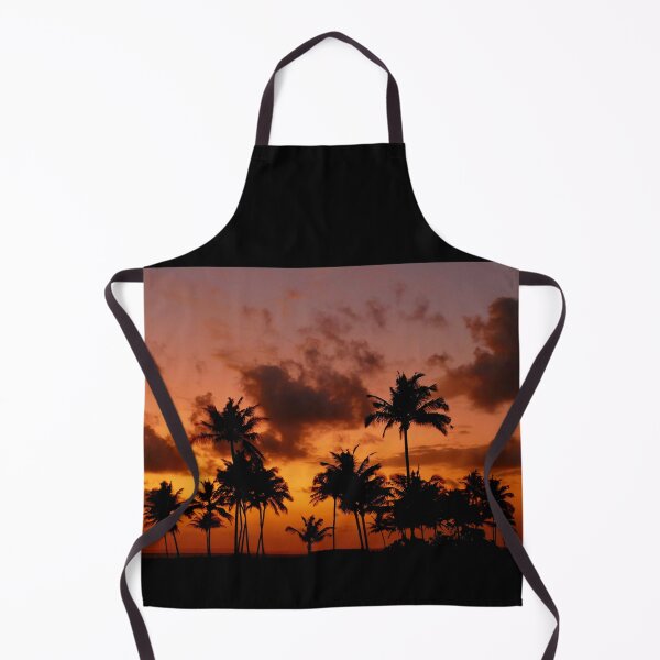 Item preview, Palm Trees at Sunset - red designed and sold by Birgit Moldenhauer.