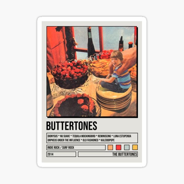 The Buttertones Buttertones Sticker