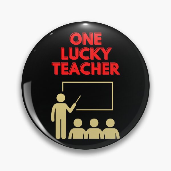 Item preview, One lucky teacher design designed and sold by DigitalMagShop.